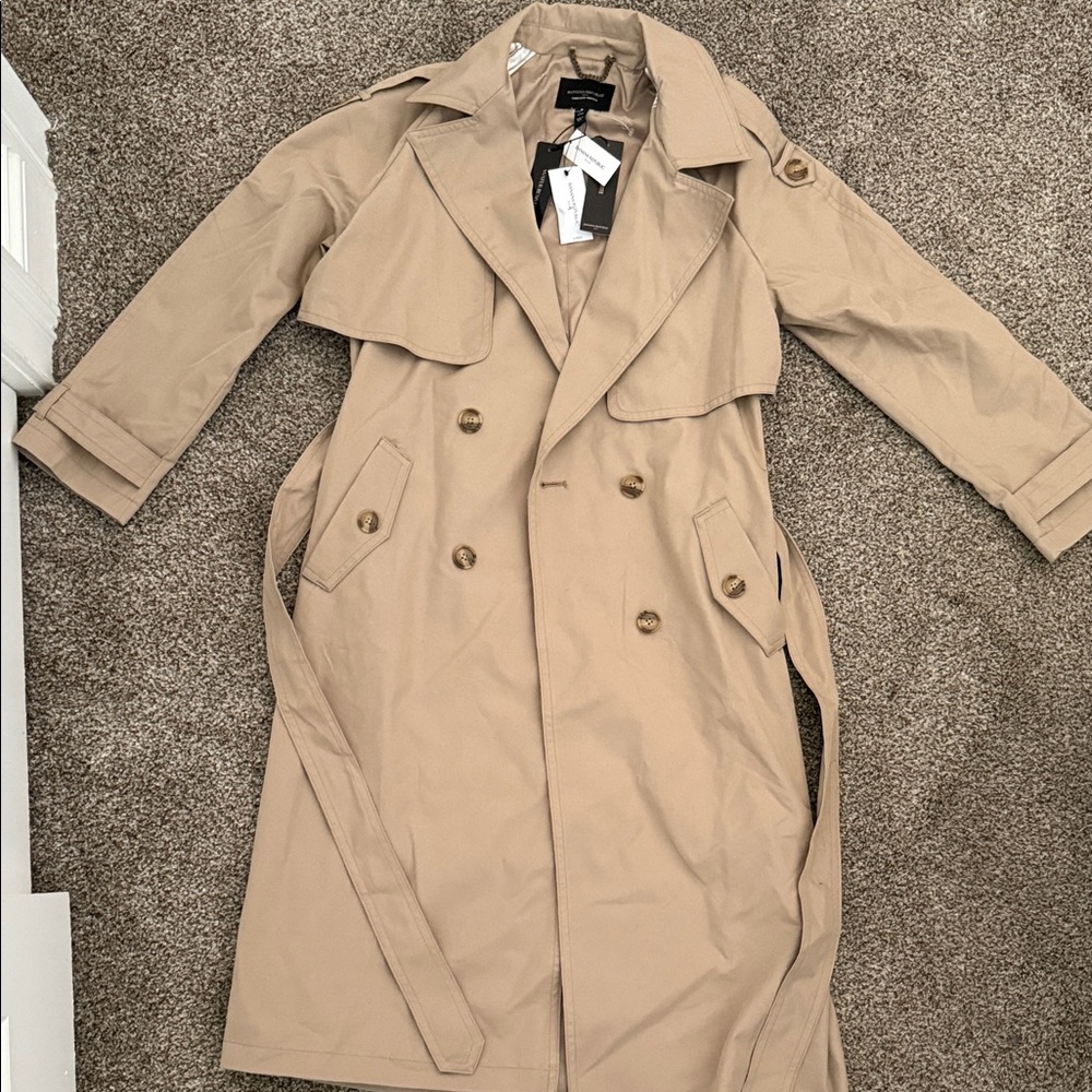 Banana Republic Factory Tan Trench Coat